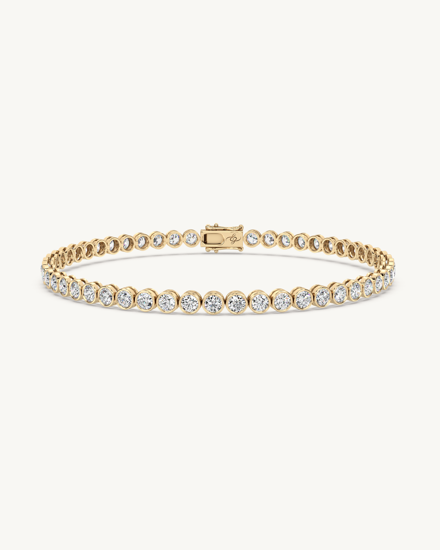 Bezel Tennis Bracelet 2.5mm