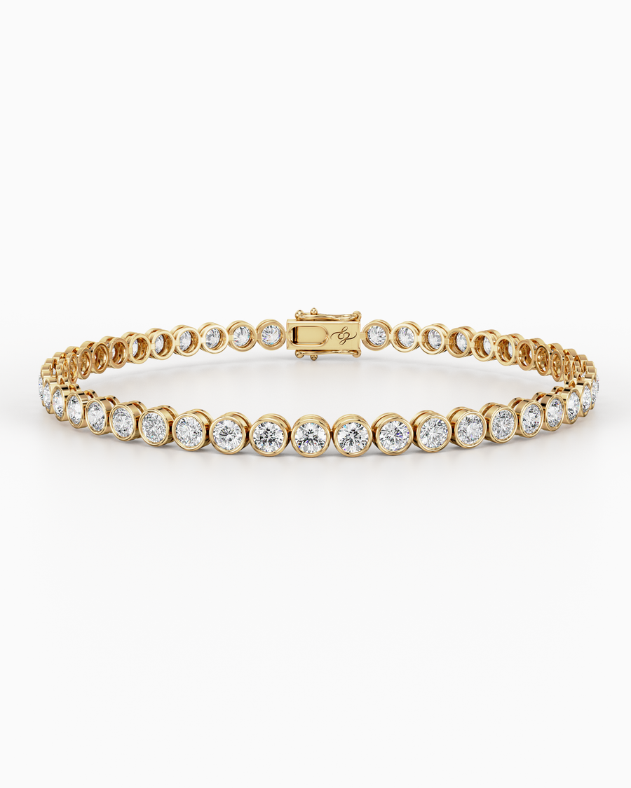 Bezel Tennis Bracelet 3.0mm